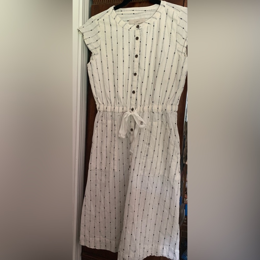 Loft women’s size 0P 100% cotton dresss